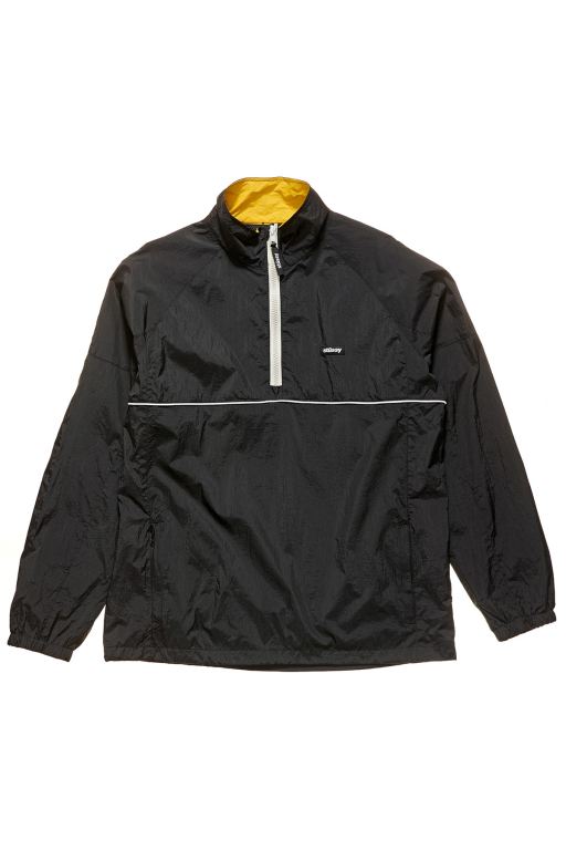 Stussy Mens Windbreaker Jackets Black - UZHOB9658